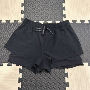Spider, activewear, athletic shorts with built-in spandex, size medium